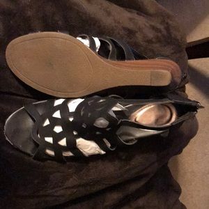 Wedge Sandals - black